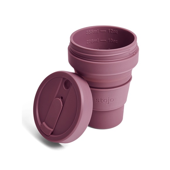 Stojo Collapsible Cup w/ Reusable Straws - Picture 4 of 5